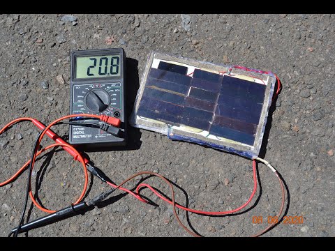 Солнечная панель из мусора. Используем элементы от старых калькуляторов
