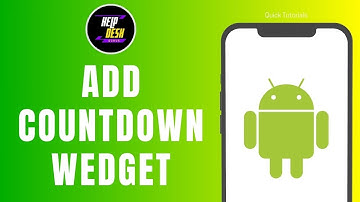 How to Add a Countdown Widget on Android