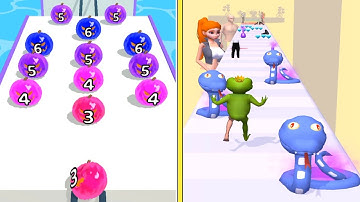 Marble Run 3d Vs Frog Prince Rush All levels gameplay walkthrough Android ios