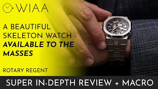 A Skeleton Watch Available To The Mes Rotary Regent