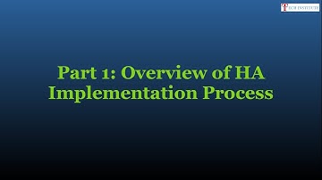 Part 1: Suse Pacemaker Cluster Implementation Requirements || Overview of Implementation process