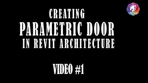 Create Parametric Door in Revit Architecture Video #1