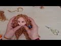 AMIGURUMİ BEBEKLERE KOLAY  SAÇ EKIMİ (easy hair tutorial)