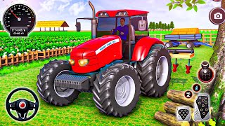 Tractor Driving Game   Real Tractor Game Farming Simulator    Android Gameplay screenshot 1