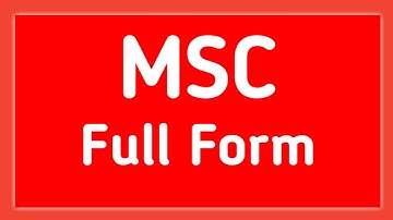 What is the full form of M.SC - MSC mining