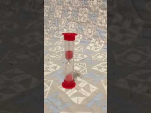 3 minute Sand Timer Time Lapse