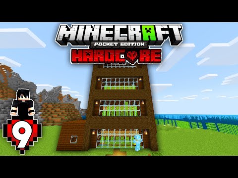 DEVASA ŞEKER KAMIŞI FARMI!! | Minecraft PE 1.17 Hardcore | Bölüm 9