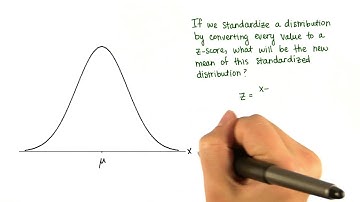 Mean of Standardized Distribution - Intro to Descriptive Statistics