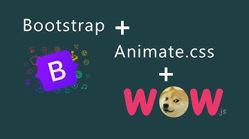 Bootstrap + Animate.css + wow.js Basic Tutorial Bangla
