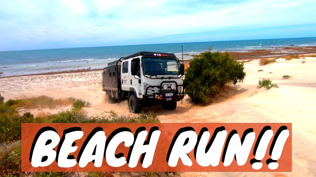 Beach Run With The Isuzu Nps 75 155 4x4 Truck Vlog Youtube