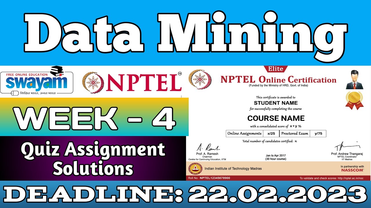 nptel dbms week 4 assignment answers 2023