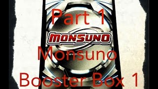 Monsuno Tcg Mini Series Booster Box Opening Part 1