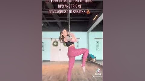 Pole shoulder mount tutorial tips and tricks @kmaestas148
