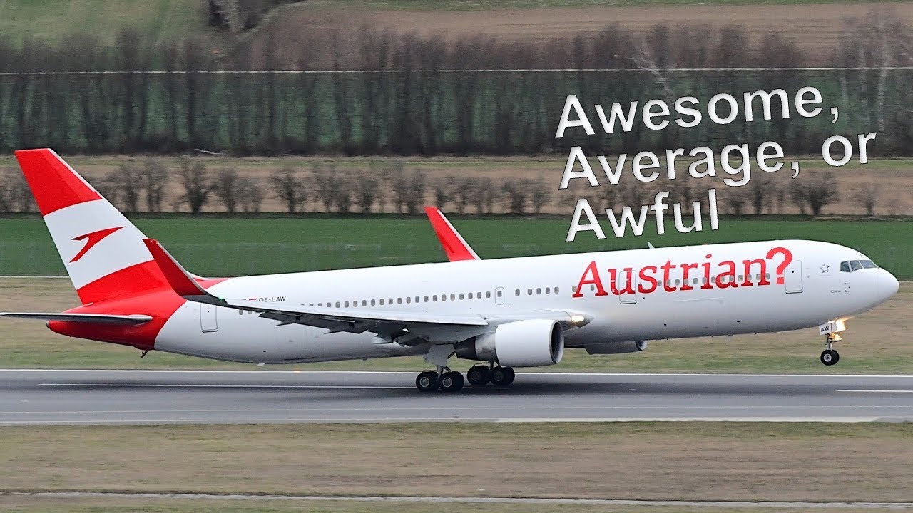 Austrian Business Class 767 Newark to Vienna