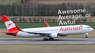 Austrian Business Class 767 Newark to Vienna