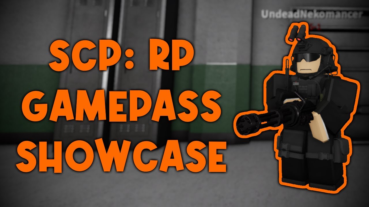 SCP 096 Morph and SCP Gamepass Room - Roblox SCP 