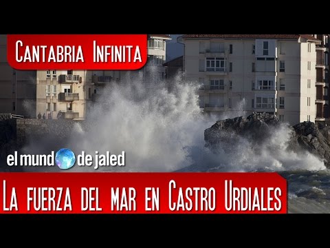 que ver en cantabria con bebe TEMPORAL CASTRO URDIALES | El mar se desborda en el paseo marítimo de Ostende