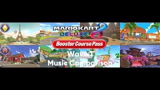 Mario Kart 8 Deluxe - Booster Course Pass Wave 1 Music Comparison