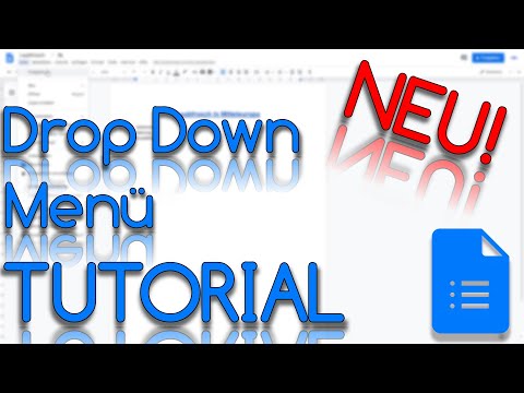 Video: Wie erstellt man ein Menü in Google Docs?