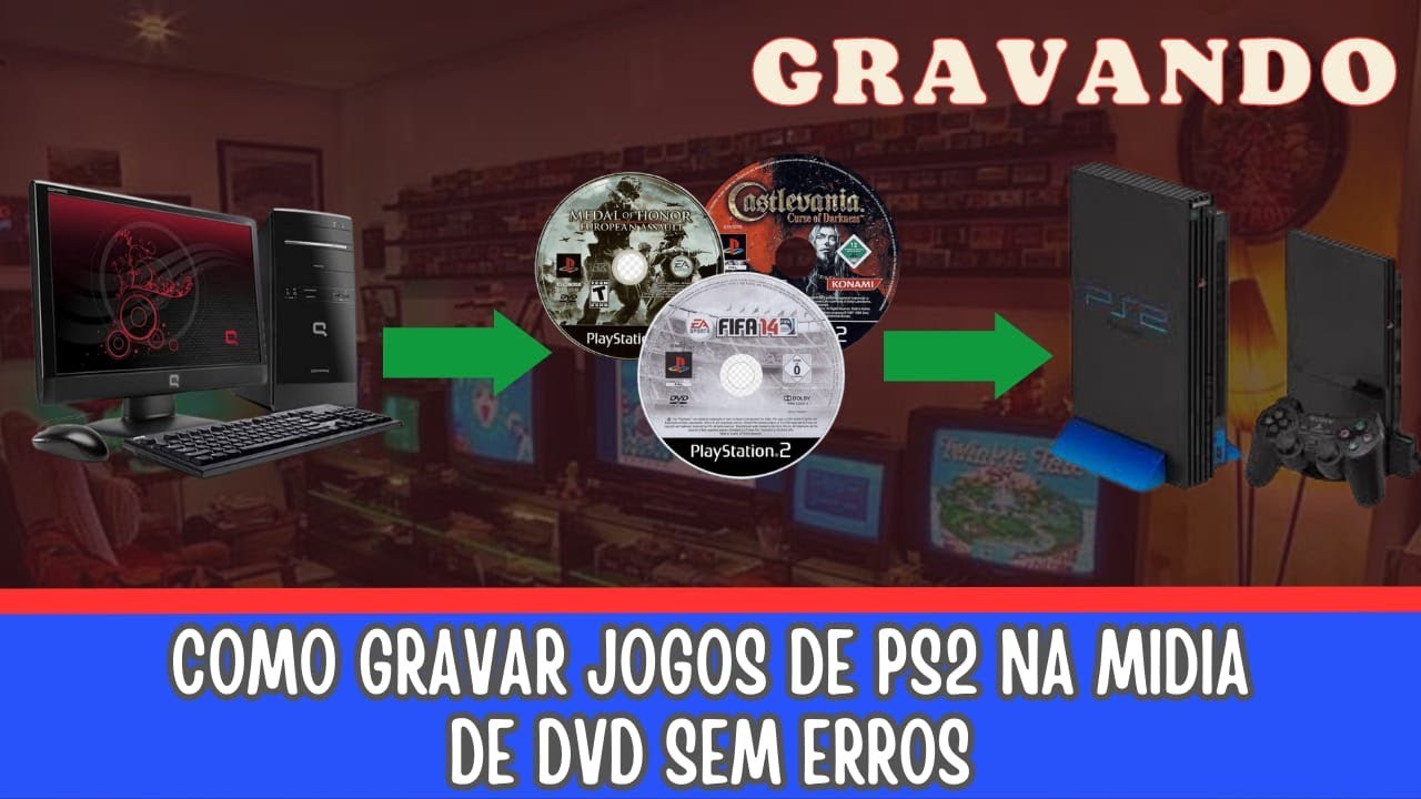 COMO PASSAR JOGOS DE PS2 DO DVD PARA O PC [ATUALIZADAÇO 2015] 