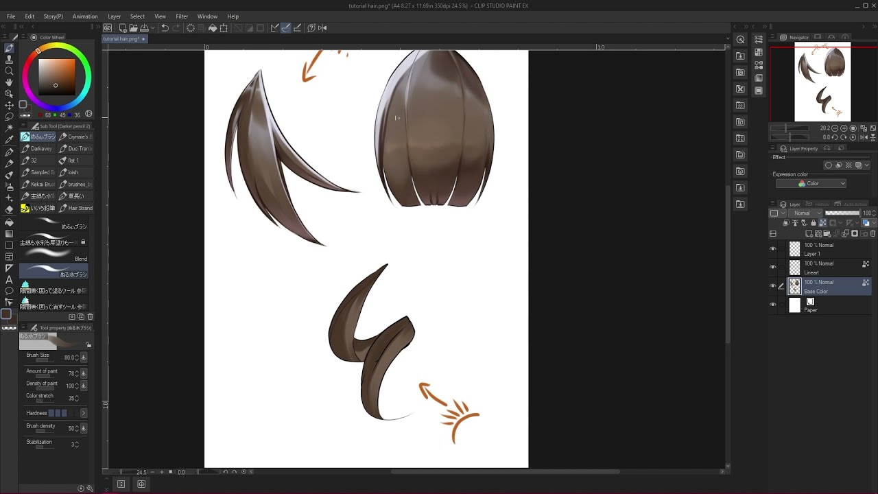 Created a shiny anime hair tutorial if you're interested (: : r/ClipStudio