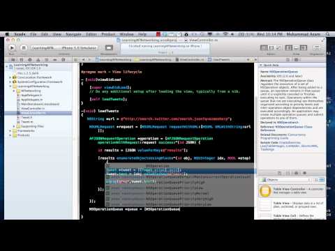 Learning iOS Development Part 14 (Requests Using AFNetworking)