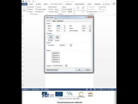 Video: Jak Nastavit Parametry Stránky