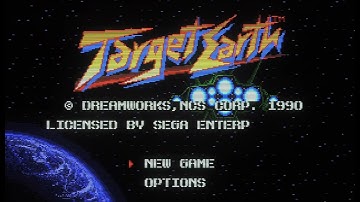 Target Earth Intro (Genesis) - Sony BVM-A32 (Reference CRT Monitor)