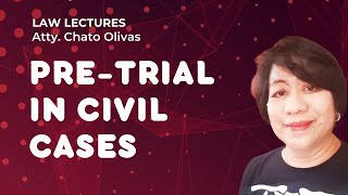 [Civil Procedure] Pretrial in civil cases, Rule 18 of the Rules of Court (Video7)