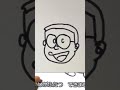 ドラえもんの絵描き歌でのび太を描いてみました
