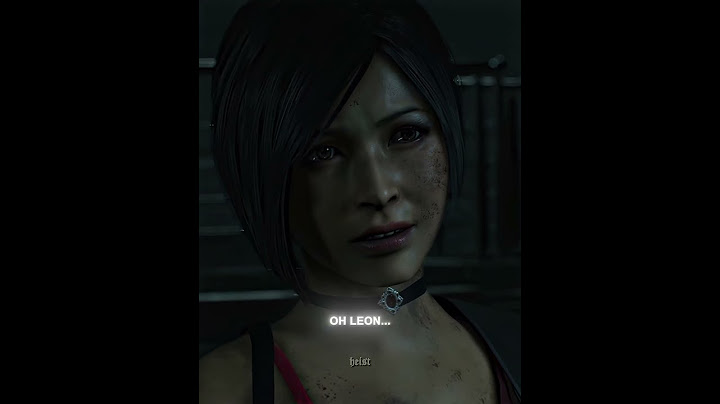 Leon confronts Ada... 💔 [4K] | Resident Evil 2 #shorts