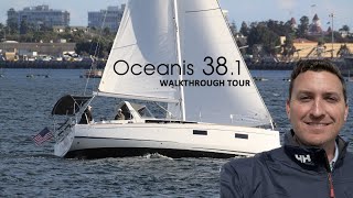 2022 Beneteau Oceanis 38.1 Walkthrough Tour in San Diego