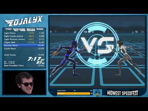 TRON: Evolution Battle Grids All Grid Games Speedrun in 13:46