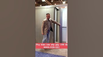 Smart interior with modern folding doors #phukiennoithataad