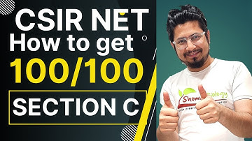 How to get 100 out of 100 in Part C? | CSIR NET Part C guide | NET wizard