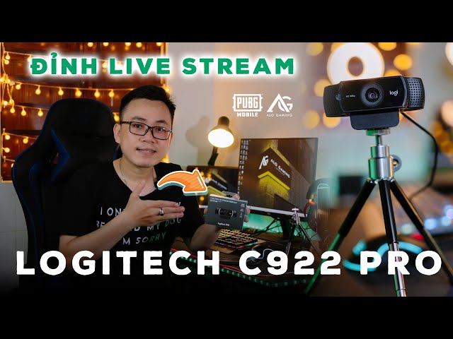 LiveStream Nên Mua Webcam Này - Logitech C922 Pro Full HD 1080p, Siêu Nét | Pubg Mobile Giả Lập