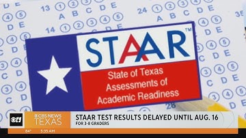 STAAR Test results delayed for some students