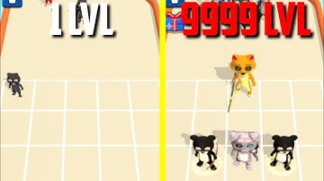 MAX LEVEL in Talking Juan Run : Cat Merge Gameplay 4
