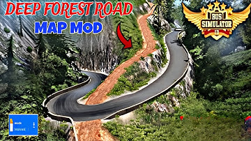 Map Mod Bussid 4.4 - Deep Forest Road Map Mod For Bus Simulator Indonesia | Bussid Map Mod |Bussid