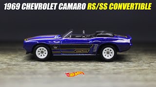 HOT WHEELS 1969 CHEVROLET CAMARO RS/SS CONVERTIBLE SIMPLE CUSTOM