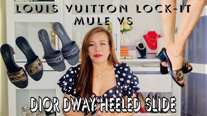 New LV Slides #lvslides #lvpillowslides #mules #unboxing #blackwomenof