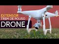 Como pousar na terra ou areia sem sujar seu drone usando essa dica exclusiva.