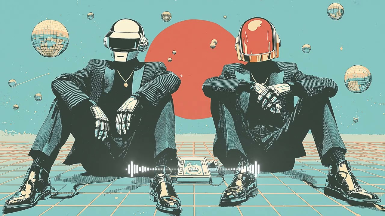 Daft Punk Slick House Grooves 🪩🤖 | Chill Disco-House, Synthwave, Synth Pop Playlist