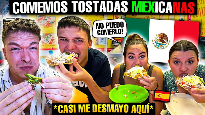 🇪🇸 MIS SOBRINOS PRUEBAN las TOSTADAS MEXICANAS 🇲🇽 y *CASI SE DESMAYAN* en COYOACÁN
