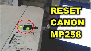 printer Canon MP 258 Error E05 |all type printer canon