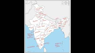 states and union territories of india 2024 on Map 28+8