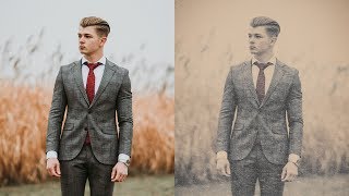 Authentic Vintage Photo Effect in Photoshop screenshot 2