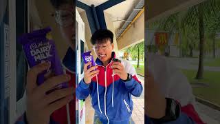 Eating CHOCOLATE SPREAD Be Like... #shorts #mingweirocks