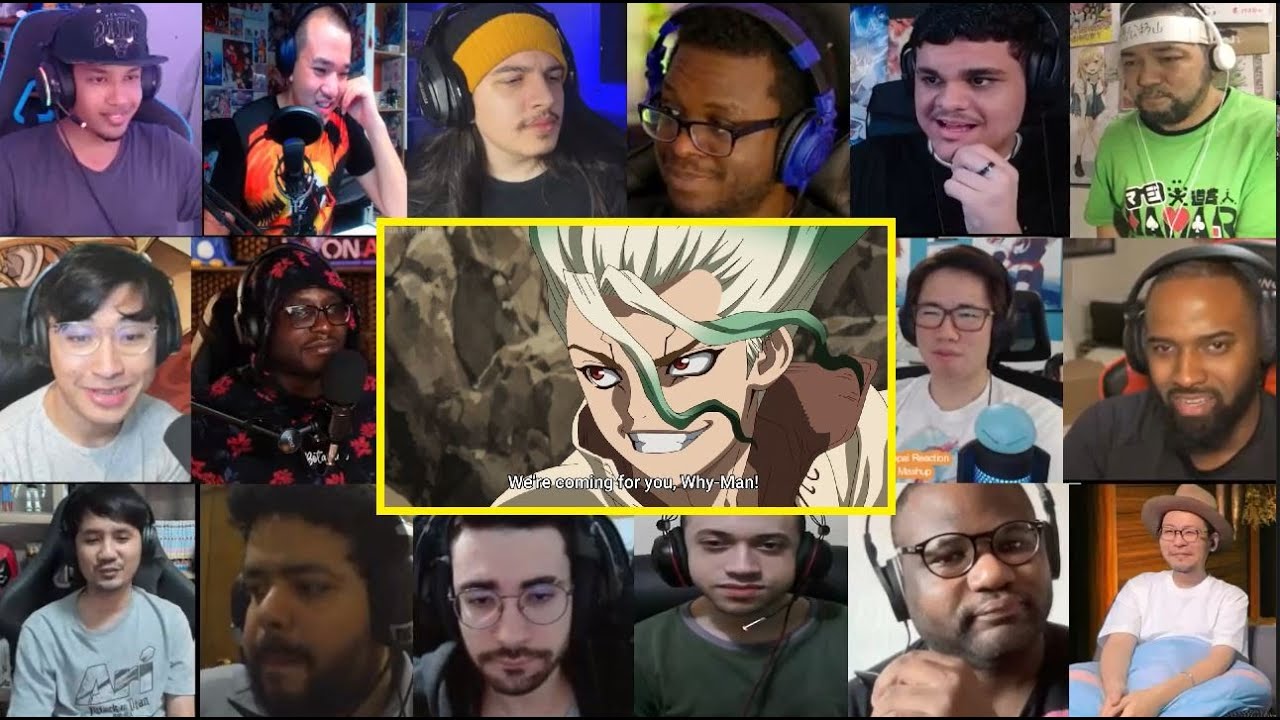 Dr Stone Season 3 Episode 4 Reaction Mashup | ドクターストーン 3期