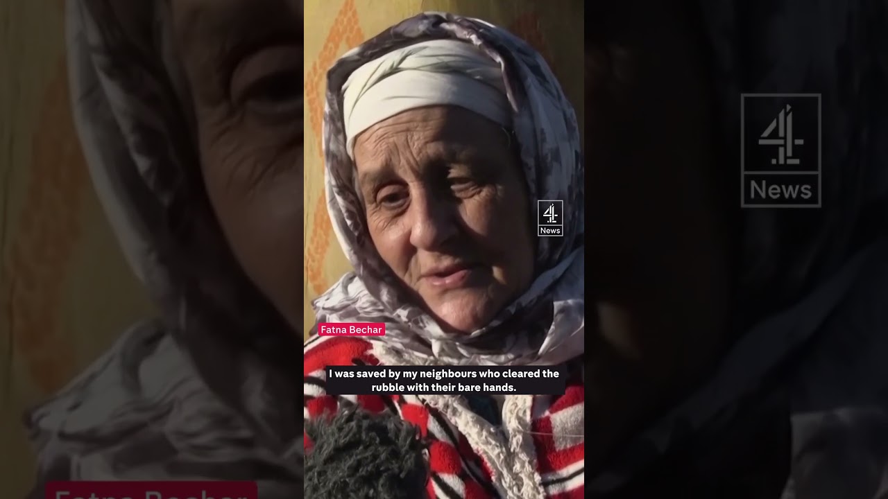 Morocco earthquake: Woman saved from collapsed home by neighbour